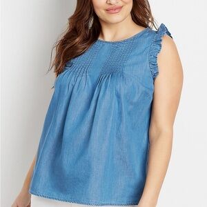 Maurice’s Denim Blue Blouse